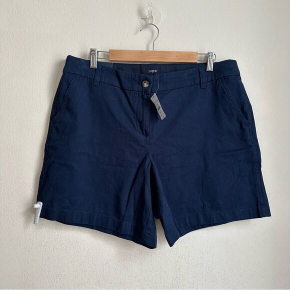555 j crew 7" classic chino short plus size 14 - Picture 3 of 7